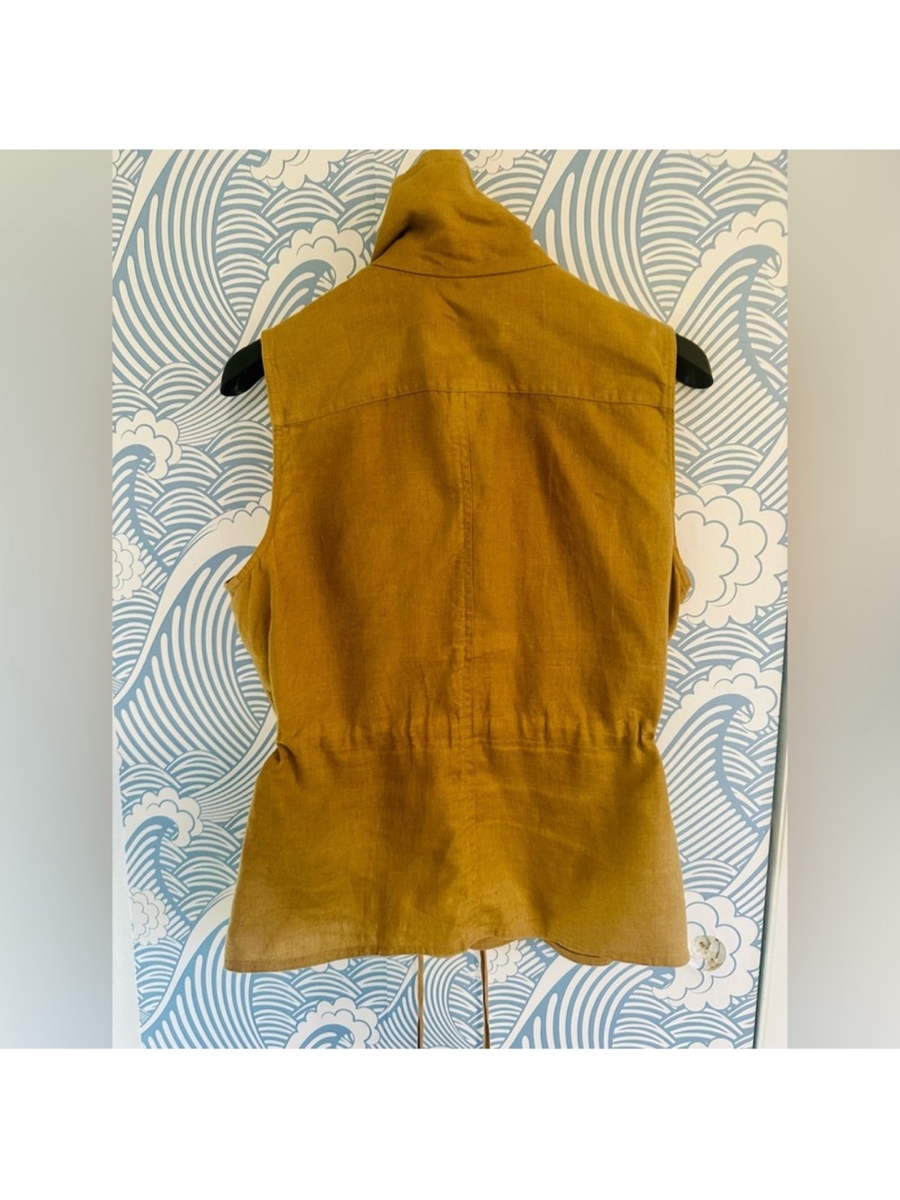 Ralph Lauren 100% Linen Relaxed Fit, Utility Vest - Picture 3 of 8